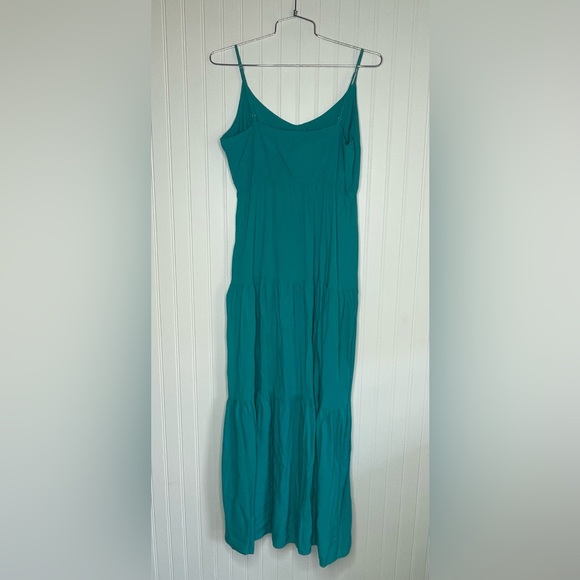 BB Dakota Steve Madden Been So Long Teal Maxi Dress - Picture 6 of 7